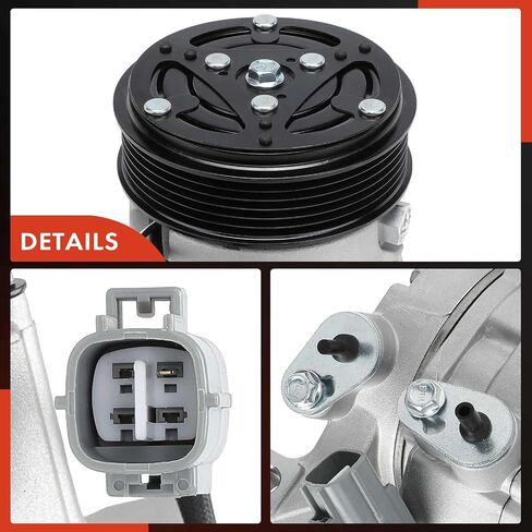 A-Premium Air Conditioner AC Compressor with Clutch Compatible with Toyota Corolla 2001-2008 in Saudi Arabia