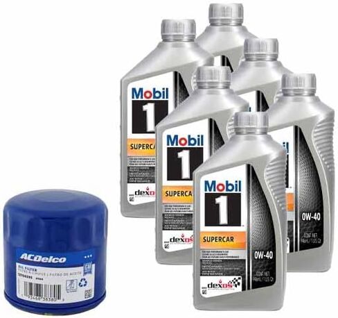 Mobil 1 0W40 6 Quart Oil/ACDelco PF64 Filter Change Kit in Saudi Arabia