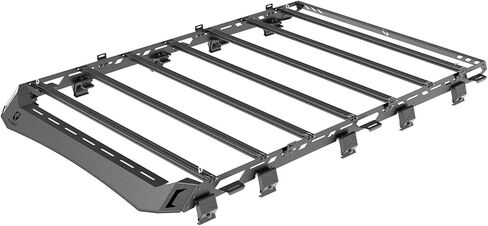 Tyger Auto Platform Style Rack متوافق مع 2018-2025 Jeep Wrangler JLU 4 DOORS (ليس لـ JKU) | لنماذج مع قمة صلبة | حاملة تخزين البضائع | إدراج لهجة قابلة للطلاء | TG-RR1J33558 in Saudi Arabia