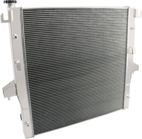 CU2711 Aluminum Radiator Compatible with 2003-2010 2007 Dodge Ram 3500 Radiator 2005 Dodge Ram 2500 Radiator Pickup Truck 5.9L 6.7L CUMMINS, 4 Row Performance Full Aluminium Radiator in Saudi Arabia