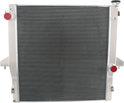 CU2711 Aluminum Radiator Compatible with 2003-2010 2007 Dodge Ram 3500 Radiator 2005 Dodge Ram 2500 Radiator Pickup Truck 5.9L 6.7L CUMMINS, 4 Row Performance Full Aluminium Radiator in Saudi Arabia