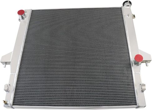 CU2711 Aluminum Radiator Compatible with 2003-2010 2007 Dodge Ram 3500 Radiator 2005 Dodge Ram 2500 Radiator Pickup Truck 5.9L 6.7L CUMMINS, 4 Row Performance Full Aluminium Radiator in Saudi Arabia