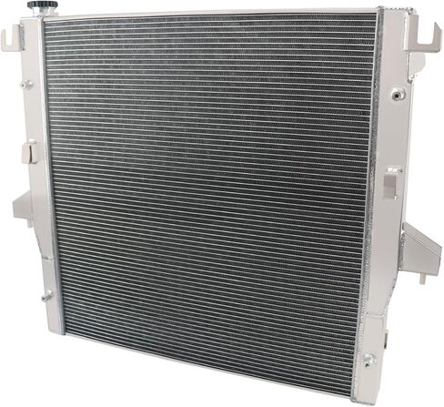 CU2711 Aluminum Radiator Compatible with 2003-2010 2007 Dodge Ram 3500 Radiator 2005 Dodge Ram 2500 Radiator Pickup Truck 5.9L 6.7L CUMMINS, 4 Row Performance Full Aluminium Radiator in Saudi Arabia