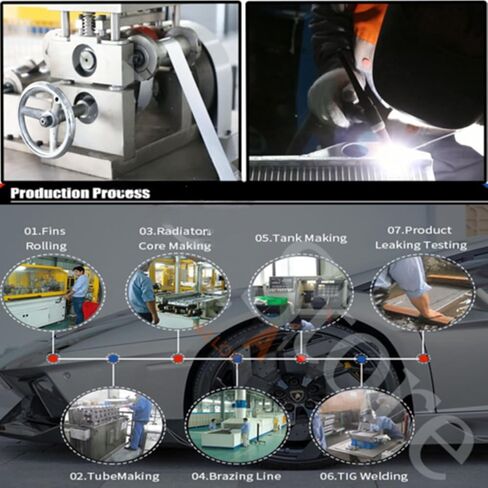 المبرد AluminyWorks Aluminium للحالة IH 574 674 2500A 539567R1 539567R2 66496C2 جرار ، OEM 66496C2 539567R2 539567R1 in Saudi Arabia
