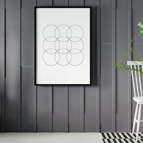 إطارات Craig Frames إطار الصورة المخصصة - مصنوعة للطلب بأي حجم من 12x18 إلى 24 × 36 (¼ "" الزيادات) ، 1 بوصة أساسي in Saudi Arabia