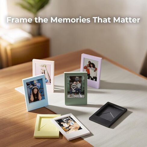إطارات صور مصغرة من 16 عبوة 2x3 ، عرض صور طاولة صغيرة ملونة ، متوافقة مع فيلم Fujifilm Instax Mini و Polaroid 3 بوصة ، مثالي للمكتب والمنزل والديكور المكتبي in Saudi Arabia
