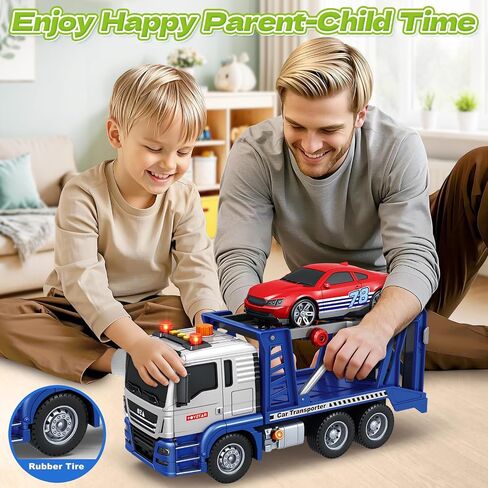 لعبة Truck Truck Truck Springflower ، 3 4 5 5 6 سنوات من العمر ، مركبة شاحنات صغار ، 12 "لعبة كبيرة مع صوت سيارة ، هدايا عيد ميلاد لـ 3 4 5 6 بويز والبنات in Kuwait