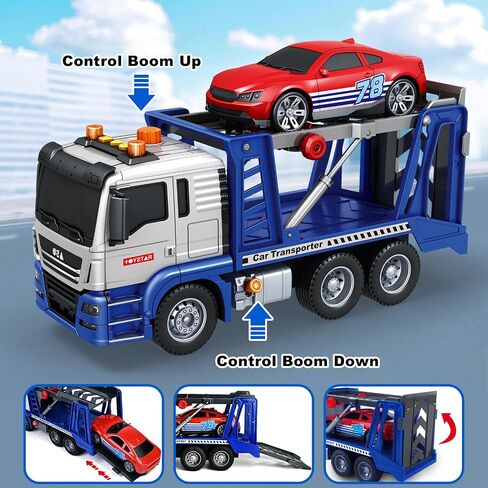 لعبة Truck Truck Truck Springflower ، 3 4 5 5 6 سنوات من العمر ، مركبة شاحنات صغار ، 12 "لعبة كبيرة مع صوت سيارة ، هدايا عيد ميلاد لـ 3 4 5 6 بويز والبنات in Kuwait