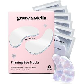 grace & stella Under Eye Patches for Puffy Eyes and Dark Circles (Retinol, 24 Pairs) Restoring Gel Under Eye Masks with Hyaluronic Acid - Vegan Cruelty-Free Skincare Birthday Gifts for Women in Saudi Arabia