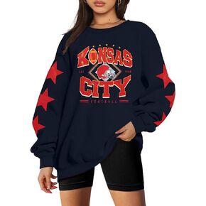 MNLYBABY Football Sweatshirt Women Game Day Sweatshirts in My Game day Era 87 Graphic Long Sleeve Tops in Kuwait