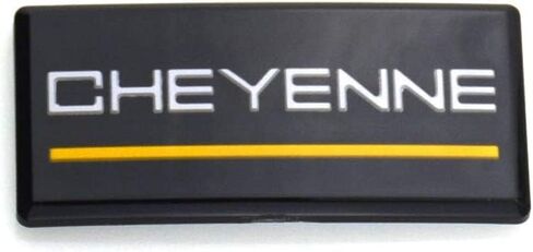 2x 88-98 Cheyenne Roof Bawar Cab Emblem 3D Badge Padge Side Side Screens Replick for Cheyenne (Red Black) in Kuwait