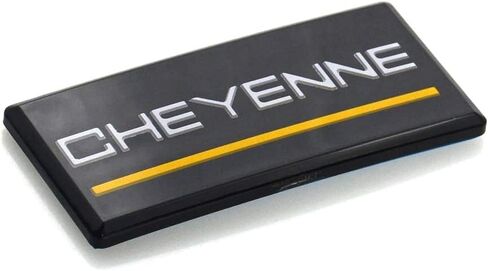 2x 88-98 Cheyenne Roof Bawar Cab Emblem 3D Badge Padge Side Side Screens Replick for Cheyenne (Red Black) in Kuwait