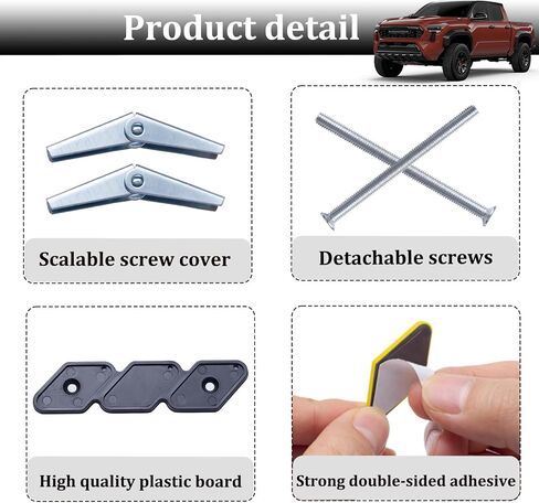 JKCOVER TRD Grille Decor Badge Compatible with Toyota 4Runner Tacoma Tundra Camry Sequoia Rav4 Highlander Accessories Front 3-Color Design Upgrade Mesh Emblem (Red, Yellow, Orange in Saudi Arabia