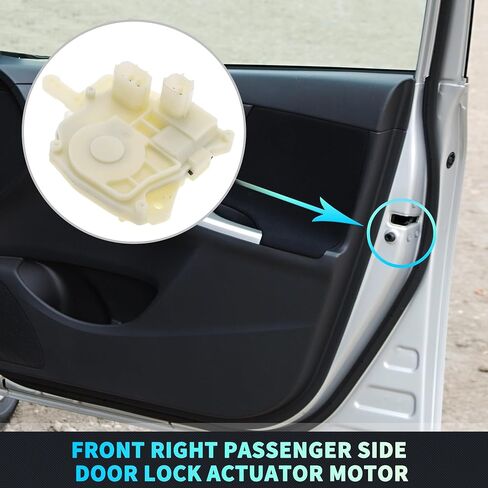 X AUTOHAUX Replacement Front Right Passenger Side Power Door Lock Actuator Motor for Honda Odyssey 2001-2004 for Honda Accord 98-02 Door Latch Actuator Assembly Replace No.72115S84A11 Beige in Saudi Arabia