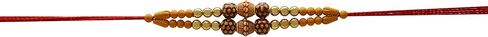MitranDe Rakhi Bracelet For Brother, Raksha Bandhan Gift For Brother - Sister- Bhabhi-Bhai- Veera - Ganesh ji, Sai Baba Ji & multicolored Rakhee - Set of 4 in Saudi Arabia