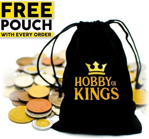 6 Coins from Finland | Finnish Coin Set Collection 1 5 10 20 50 100 Markkaa | Circulated 1952-1962 | Tree | Saint Hannes Cross in Kuwait