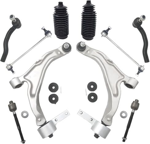 10 PCS Control Arm Ball Coints Kit Inner Inner Tie Rods Sway Sway Bar Rinks Placens for 2009-2015 Honda Pilot in Kuwait
