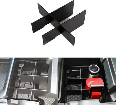 x xotic tech Rear Lower Center Console Organizer Divider Compatible with Dodge RAM 1500 2500 3500 2019 2020 2021 2022 2023 2024 2025 (NOT for Classic, Longhorn, Limited, TRX) in Saudi Arabia