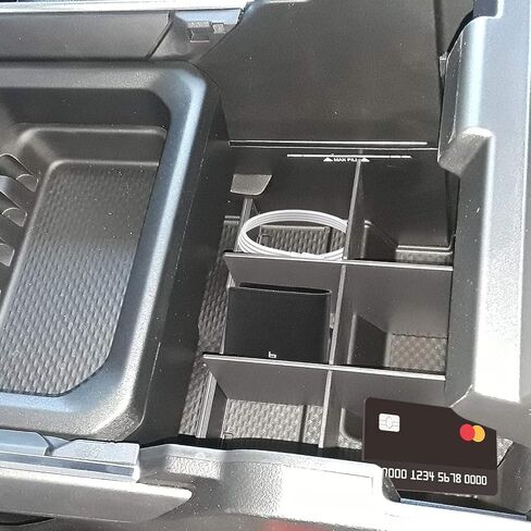 x xotic tech Rear Lower Center Console Organizer Divider Compatible with Dodge RAM 1500 2500 3500 2019 2020 2021 2022 2023 2024 2025 (NOT for Classic, Longhorn, Limited, TRX) in Saudi Arabia
