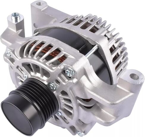 المولد المتوافق مع Jeep Cherokee 2014-2019 ، Compass ، Renegade & Chrysler 200 & Ram Promaster City & Fiat 500x ، 2.4L ، 12V 160A 6-Grove Decoupler Pulley ، استبدل# 56029624ab in Kuwait