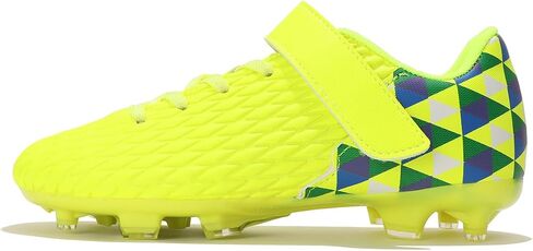 Soccer Cleats for Kids & Youth | Lightweight Football Shoes for Firm Ground | Durable Girls & Boys Soccer Cleats with Non-Slip Sole | Comfortable Soccer Boots | Unisex Size 11-6 in Saudi Arabia