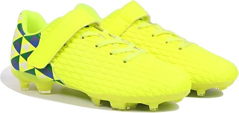 Soccer Cleats for Kids & Youth | Lightweight Football Shoes for Firm Ground | Durable Girls & Boys Soccer Cleats with Non-Slip Sole | Comfortable Soccer Boots | Unisex Size 11-6 in Saudi Arabia
