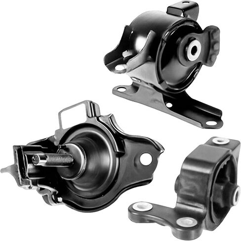 Engine Motor and Transmission Mount Kit 3Pcs Compatible with 2012-2017 Versa 1.6L, with 2014-2017 Versa Note 1.6L Replace # A7369, A4361, A7368 in Saudi Arabia
