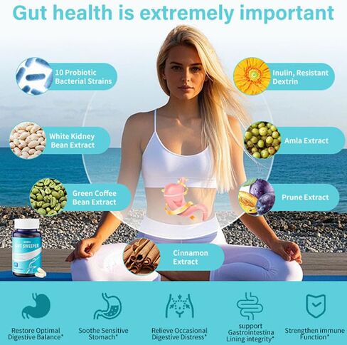 SEMAL Gut Sweeper Intestinal Probiotics for Men and Women - 60 Capsules in Saudi Arabia