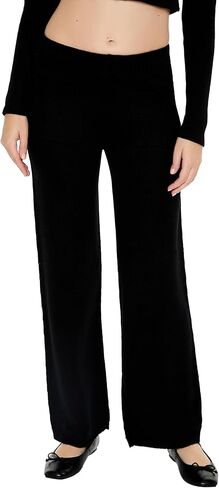 Forever 21 womens Sweater-knit Wide-leg Pants in Saudi Arabia