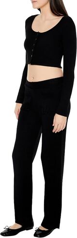 Forever 21 womens Sweater-knit Wide-leg Pants in Saudi Arabia