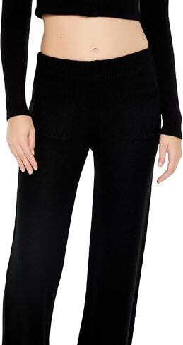 Forever 21 womens Sweater-knit Wide-leg Pants in Saudi Arabia