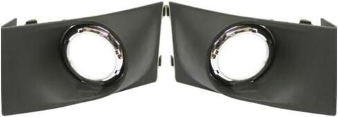 Carlights360: بالنسبة إلى Ford Focus Fog Light Bezel Cover 2009 2010 2011 سائق الزوج والركاب لـ FO2598101 + FO2599101 in Saudi Arabia