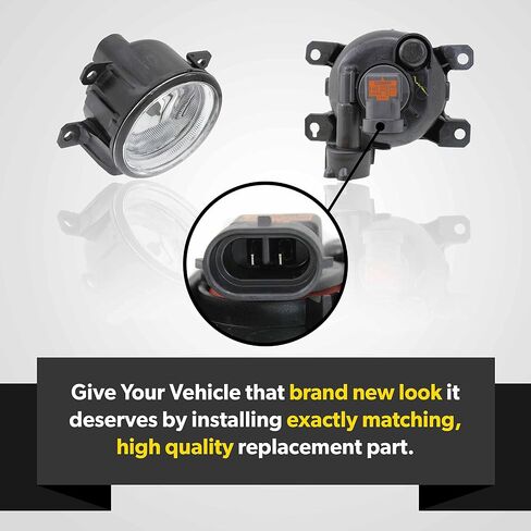 لعام 2016 2017 2018 Honda Pilot LX Ex Ex -L Elite Touring Fog Light Assembly - CAPA Certified - FITS Side Driver من مصابيح الضباب الأمامية - يشمل ضوء الضباب التجريبي عدسة ، سكن ، لمبة ، in Saudi Arabia