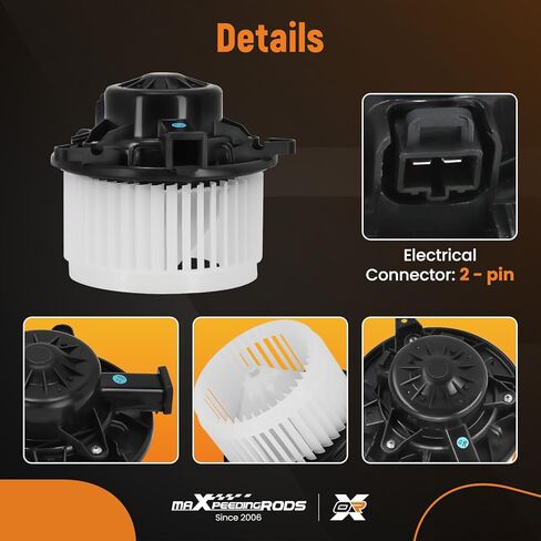 maXpeedingrods HVAC Heater Blower Motor with Fan Cage for Buick Lacrosse 2010-2016, Buick Regal 2011-2017, Chevy Cruze 2011-2015, Malibu 2013-2015 Limited 2016 Replaces# 700269, PM9375, 13263279 in Saudi Arabia