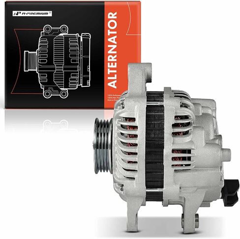 A-Premium Alternator Compatible with Chrysler PT Cruiser 2003-2005 & Dodge Neon 2004-2005 2.0L, 12V 100A 4-Groove Pulley Clockwise, Replace# 5033253AA, RL033253AA in Saudi Arabia
