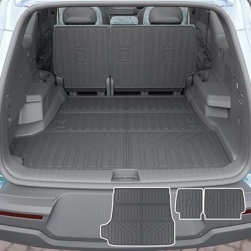 Rongtaod Cargo Mat Compatible with 2025 Toyota 4Runner Gas 5 Seater (NO Hybrid EV & i-Force MAX) Cargo Liner Trunk Liner Trunk Mat Back Seat Protector 4 Runner Accessories (Cargo Mat+Backrest Mats) in Saudi Arabia