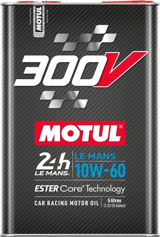 MOTUL 110865 300V 10W-60 LE MANS Car Racing Motor Oil Full Synthetic Engine Lubricant 5 Liter High Performance 4-Stroke Ester Core in Saudi Arabia