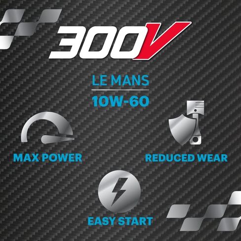 MOTUL 110865 300V 10W-60 LE MANS Car Racing Motor Oil Full Synthetic Engine Lubricant 5 Liter High Performance 4-Stroke Ester Core in Saudi Arabia