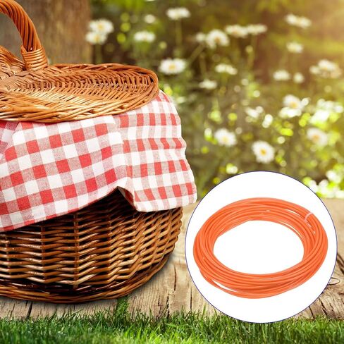 طقم إصلاح الخوص - Round Rountetic Rattan Fix Kit Wicker ، DIY مبتكرة ، تنطبق على كرسي الأريكة والفصل (33 قدمًا ، 0.55 رطل ، أبيض) in Kuwait