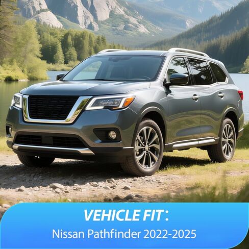 واقيات المطر Nilight in Channel لسيارة Nissan Rogue S SV SL 2014 2015 2016 2017 2018 2019 2020 منحرفات النوافذ الأصلية، واقيات نافذة التهوية - 4 قطع in Saudi Arabia