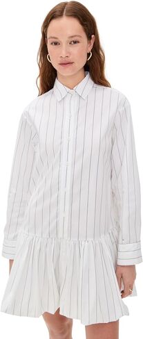 Madewell Women's Mini Pinstripe Poplin Shertdress in Saudi Arabia