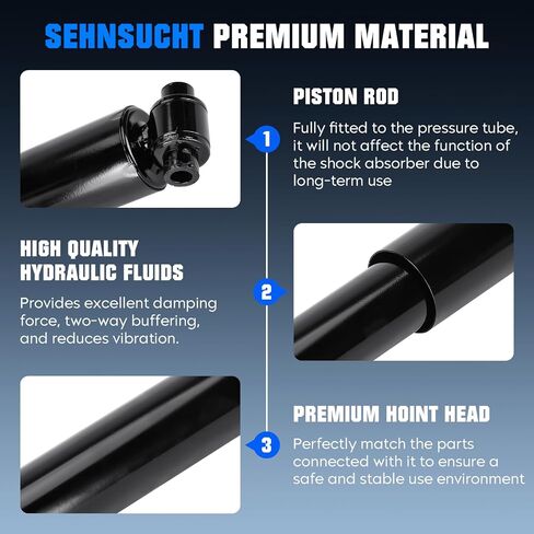 Rear Complete Strut Shock Absorber Fit for Ford Fusion 2006-2012, for Lincoln MKZ 2007-2012, Lincoln Zephyr 2006, for MAZDA 6 2003-2008, for Mercury Milan 2006-2011, Pair of Strut Replace for 344363 in Saudi Arabia
