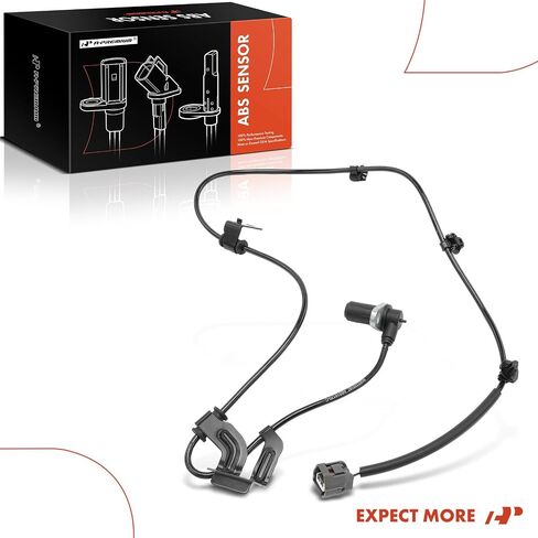 A-Premium ABS Wheel Speed Sensor Compatible with Mitsubishi Models - Eclipse 2006 2007 2008 2009 2010 2011 2012 - Front Left Driver Side, Replace# MN113195 in Saudi Arabia