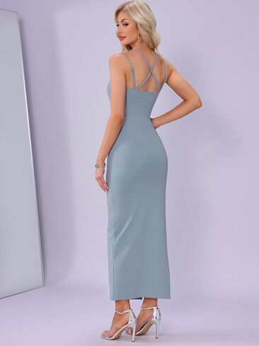 فستان Allegra k maxi bodycon للنساء السباغيتي للسيدات in Saudi Arabia
