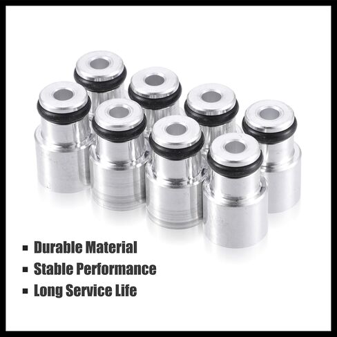 8pcs Fuel Injector Spacer Set Intake Manifold Truck Injector Replacement for LS1 LS6 Truck Injector Adapter Replacement Durable Material in Saudi Arabia