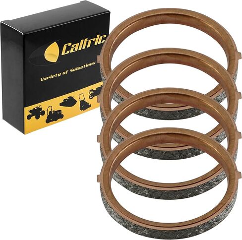 Caltric 4 حشيات أنابيب كاتم الصوت متوافقة مع Suzuki GSX-R600 1997-2009 2011-2015 in Saudi Arabia