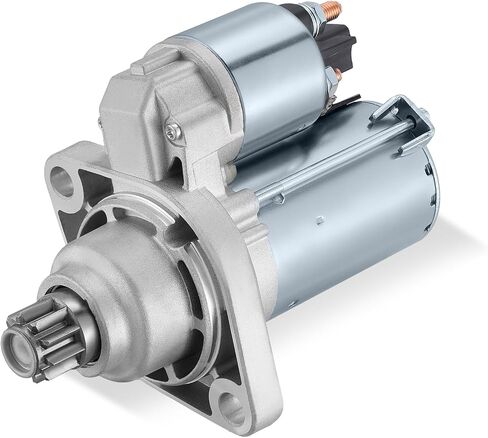 17970 New Starter Motor Compatible with Volkswagen CC Golf Jetta Tiguan, 12V 1.1KM 10 Teeth Starter Compatible with Audi A3 TT, Fit for 0-001-121-402 0-001-121-403 02M911021B 02M911023G 111909 in Saudi Arabia