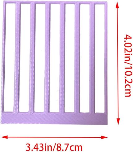 SPANSEE 2 PCS Diamond Painting Ruler, Ruler Compatible with Diamond Art Club Round Canvases, Diamond Painting Guide in Kuwait