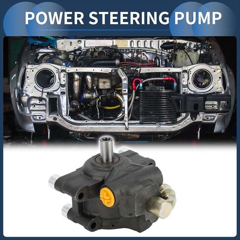 Power Steering Pump, Car Power Assist Pump No.9L3Z3A674C for Ford F-150 2009-2010 V8 4.6L/5.4L for Ford Expedition 2010 V8 5.4L Aluminum Alloy Silver Tone, 1 Pc in Saudi Arabia