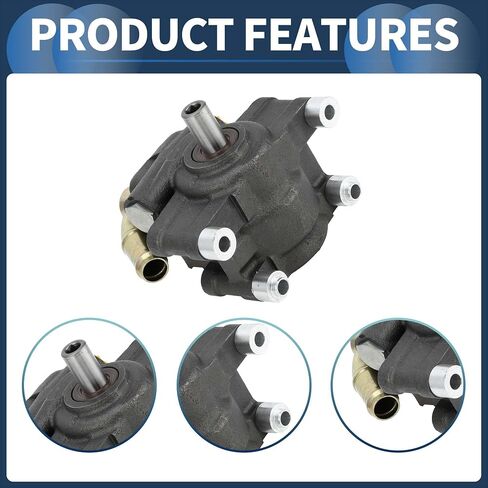 Power Steering Pump, Car Power Assist Pump No.9L3Z3A674C for Ford F-150 2009-2010 V8 4.6L/5.4L for Ford Expedition 2010 V8 5.4L Aluminum Alloy Silver Tone, 1 Pc in Saudi Arabia